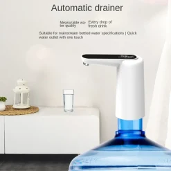 DISPENSER AUTOMATICO DI ACQUA PER BOCCIONI EROGATORE RUBINETTO RICARICABILE