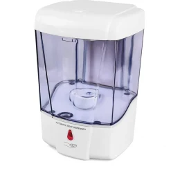 DISPENSER EROGATORE DOSATORE SAPONE AUTOMATICO INFRAROSSI CON FOTOCELLULA 600ML