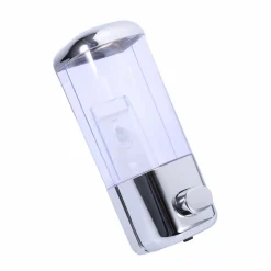 DISPENSER EROGATORE PER SAPONE LIQUIDO 500 ML MURO DOSATORE A PARETE BAGNO