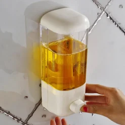 DISPENSER PER GEL IGIENIZZANTE MANI A MURO CON RICARICA INCLUSA DA 1000ML 1 LT