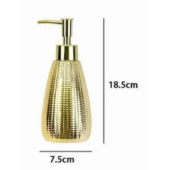 DISPENSER PER SAPONE LIQUIDO PER LAVANDINO ORO ACCESSORIO ARREDO DA BAGNO 59918