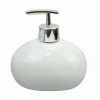 DISPENSER PER SAPONE LIQUIDO CERAMICA BIANCO DOSATORE MODERNO ARREDO BAGNO 79244