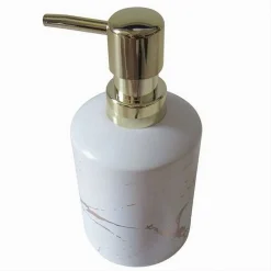 DISPENSER PER SAPONE LIQUIDO ACCESSORI ARREDO BAGNO DOSATORE EFFETTO MARMO 59885