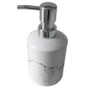 DISPENSER PER SAPONE LIQUIDO ACCESSORI BAGNO DOSATORE ARREDO EFFETTO MARMO 59888