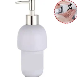 DISPENSER PORTA SAPONE LIQUIDO 59347 PER ATTACCO A MURO RICAMBIO ACCESSORI BAGNO