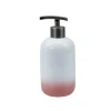 DISPENSER PORTA SAPONE LIQUIDO BIANCO ROSA ACCESSORI BAGNO MODERNO ARREDO 59906