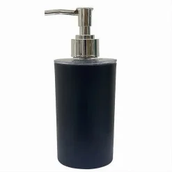 DISPENSER PORTA SAPONE LIQUIDO COLORE NERO ACCESSORIO PER ARREDO DA BAGNO 79193