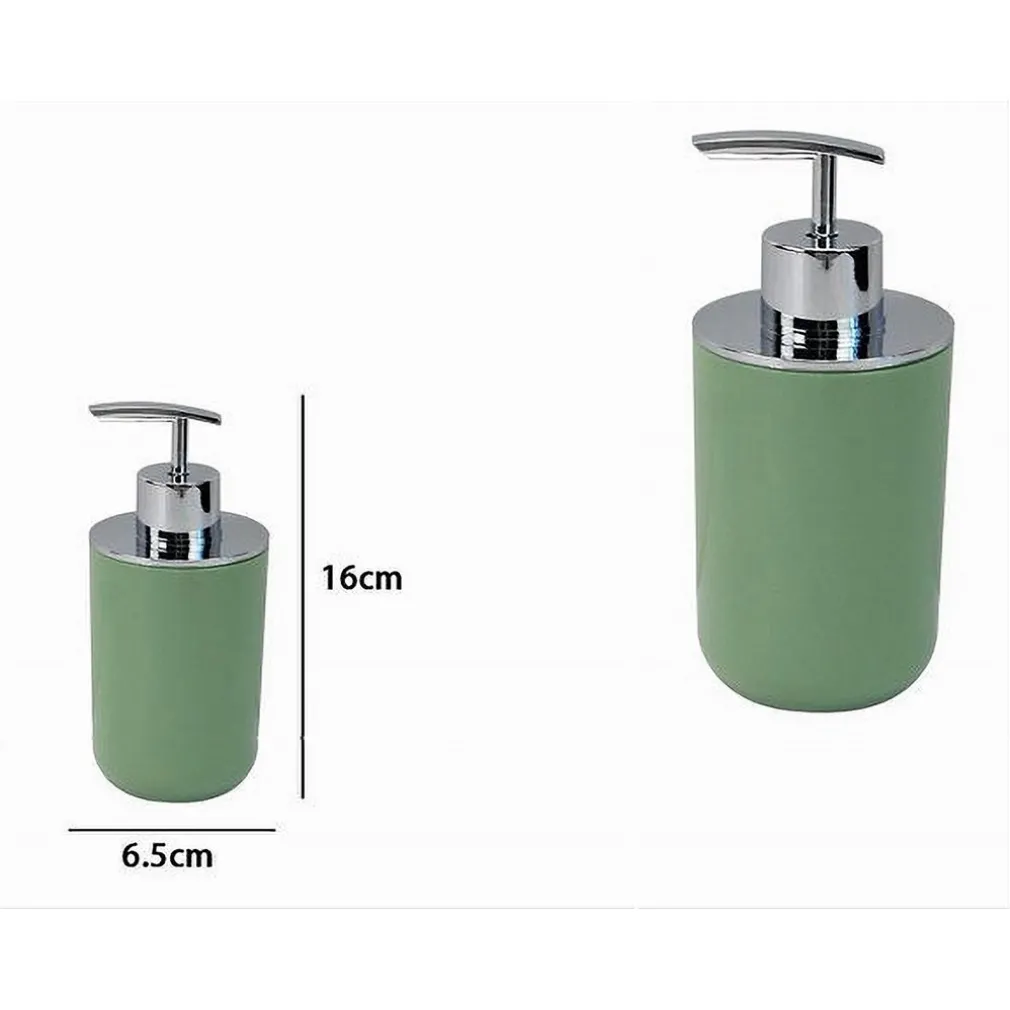 DISPENSER PORTA SAPONE LIQUIDO VERDE SILVER PER RICAMBIO ACCESSORIO BAGNO 79874