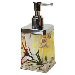 DISPENSER PORTA SAPONE LIQUIDO FANTASIA ACQUA CONCHIGLIE BAGNO ACCESSORIO 52377