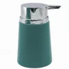 DISPENSER PORTA SAPONE LIQUIDO ACCESSORI ARREDO DA BAGNO VERDE IN PLASTICA 69982
