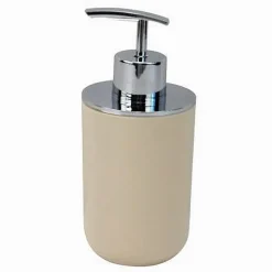 DISPENSER PORTA SAPONE LIQUIDO BEIGE SILVER PER RICAMBIO ACCESSORI BAGNO 79880