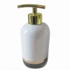 DISPENSER PORTA SAPONE LIQUIDO BIANCO RIGA BASSA DORATA NERA ARREDO BAGNO 59867