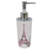 DISPENSER PORTA SAPONE LIQUIDO SCRITTA PARIS ACCESSORIO ARREDO PER BAGNO 87039