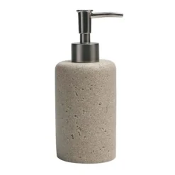 DISPENSER PORTA SAPONE LIQUIDO PIETRA CEMENTO NATURALE ACCESSORIO ARREDO DA BAGNO 87823