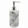 DISPENSER PORTASAPONE LIQUIDO STAMPA TROPICALE PER ARREDO ACCESSORIO BAGNO 87063