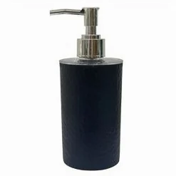 DISPENSER SAPONE LIQUIDO BAGNO PER LAVANDINO NERO ACCESSORI ARREDO BAGNO 79181