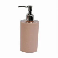 DISPENSER SAPONE LIQUIDO BAGNO PER LAVANDINO ROSA ACCESSORI ARREDO BAGNO 79781