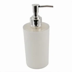 DISPENSER SAPONE LIQUIDO LAVANDINO BIANCO LAVORATO ACCESSORIO ARREDO BAGNO 10434