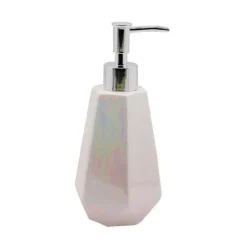 DISPENSER SAPONE LIQUIDO ESAGONALE EFFETTO VISIVO ACCESSORI ARREDO BAGNO 79939