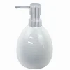 DISPENSER SAPONE LIQUIDO CERAMICA STRIATO EROGATORE SILVER ACCESSORI BAGNO 59869