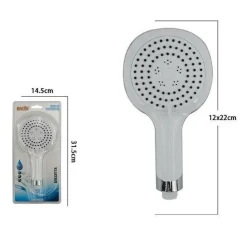 DOCCETTA 12 X 22 CM DOCCINO BAGNO SOFFIONE DOCCIA CORNETTA MODERNO 69341 TONDO