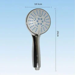 DOCCETTA A TELEFONO DOCCIA SOFFIONE BAGNO MULTIGETTO REGOLABILE 10.5X24 CM 52039