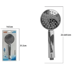 DOCCETTA BAGNO DOCCINO SOFFIONE DOCCIA CORNETTA ROTONDO MODERNO 22.5X9.5CM 69319