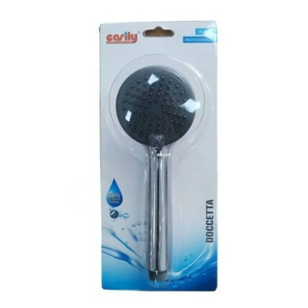 DOCCETTA BAGNO 8X21CM DOCCINO SOFFIONE DOCCIA CORNETTA ROTONDO MODERNO 69101