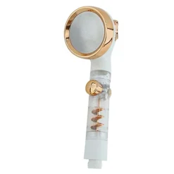 DOCCETTA DOCCIA BAGNO SOFFIONE CON PULSANTE STOP MULTIGETTO VENTOLA A SPIRALE 87532