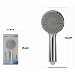 DOCCETTA DOCCINO BAGNO SOFFIONE DOCCIA CORNETTA ROTONDO MULTIGETTO 10X23CM 69042