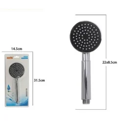 DOCCETTA DOCCINO BAGNO 22X8.5CM SOFFIONE DOCCIA CORNETTA ROTONDO MODERNO 69295