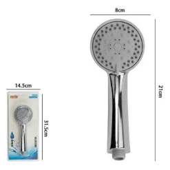 DOCCETTA DOCCINO SOFFIONE DOCCIA CORNETTA MODERNO BAGNO 69327 21 X 8 CM TONDO