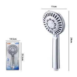 DOCCETTA DOCCINO SOFFIONE DOCCIA CORNETTA MODERNO BAGNO MULTIGETTO 24X11CM 52307