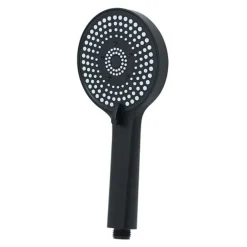 DOCCETTA DOCCINO SOFFIONE MULTIGETTO DOCCIA BAGNO MODERNO NERO 11.5X24.5 CM 87543