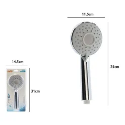 DOCCETTA DOCCINO TONDO BAGNO SOFFIONE DOCCIA MODERNO MULTIGETTO 25X11.5CM 79707