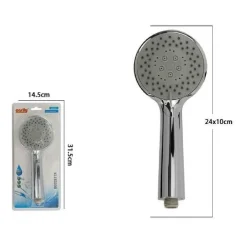 DOCCETTA DOCCINO 24X10CM BAGNO SOFFIONE DOCCIA CORNETTA ROTONDO MODERNO 69323