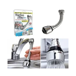 DOCCETTA LUNGA SNODABILE TURBO FLEX 360° TUBO FLESSIBILE CON FILTRO PER MISCELATORE