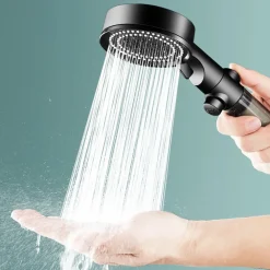 DOCCETTA MULTIGETTO SOFFIONE DOCCIA FILTRATO BAGNO CON PULSANTE MODERNO FILTRO 87527