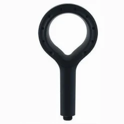 DOCCETTA REGOLABILE DOCCINO SOFFIONE DOCCIA BAGNO CORNETTA MODERNO NERO 87515