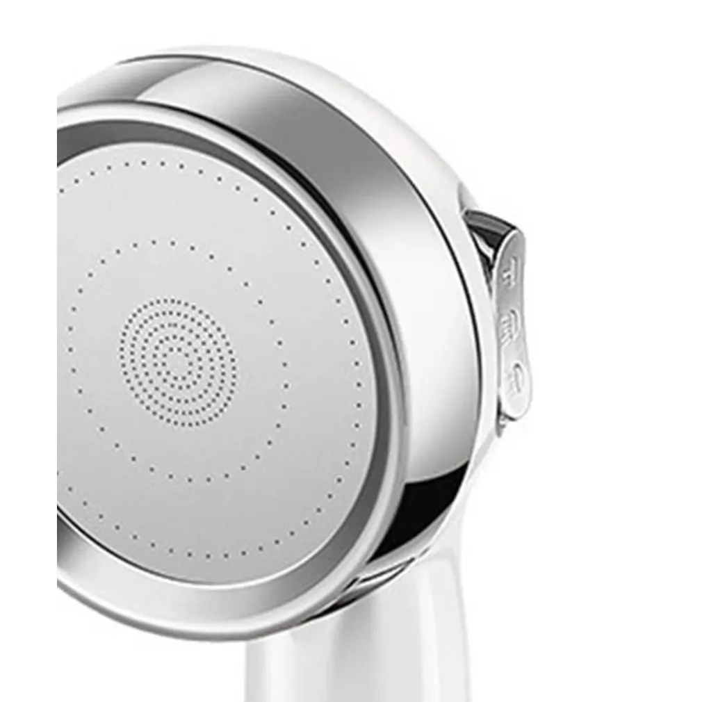 DOCCETTA SOFFIONE DOCCIA BAGNO CON PULSANTE STOP MULTIGETTO VENTOLA A SPIRALE 87534