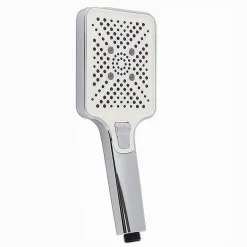 DOCCETTA SOFFIONE MULTIGETTO PULSANTE DOCCIA SILVER RETTANGOLARE 10.5X27CM 87537