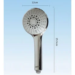 DOCCETTA SOFFIONE TELEFONO DOCCIA BAGNO MULTIGETTO TUBO 1,8MT SUPPORTO MURO 52052