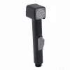 DOCCETTA SPRUZZATORE PER BIDET WC DOCCIA SHATTAF PULIZIA 18CM NERO SQUDRATO 87550