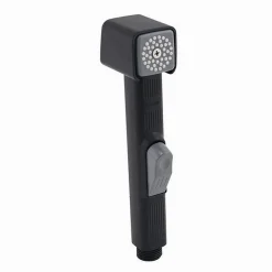 DOCCETTA SPRUZZATORE PER BIDET WC DOCCIA SHATTAF PULIZIA 18CM NERO SQUDRATO 87550