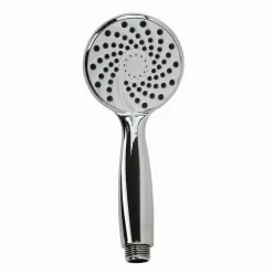 DOCCETTA TONDA 19 X 8.5 CM DOCCINO SOFFIONE DOCCIA SPIRALE MODERNO BAGNO 59562