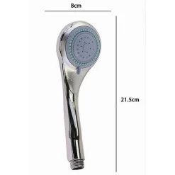 DOCCETTA 8X21.5 CM DOCCINO SOFFIONE DOCCIA BAGNO TONDO MULTIGETTO MODERNO 79974