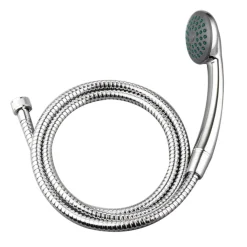 DOCCIA DOCCETTA SOFFIONE 3 GETTI ANTICALCARE CON TUBO FLESSIBILE SUPPORTO MURO