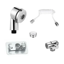 DOCCIA RUBINETTO TUBO FLESSIBILE DEVIATORE 2 VIE DOCCETTA 2 MODALITÀ GETTO 59417