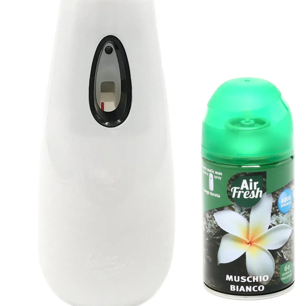 EROGATORE DIFFUSORE AUTOMATICO AROMI AMBIENTE CASA + RICARICA DEODORANTE 250ml