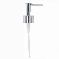 EROGATORE DOSA SAPONE LIQUIDO DISPENSER POMPA RICAMBIO ARGENTO UNIVERSALE 79817